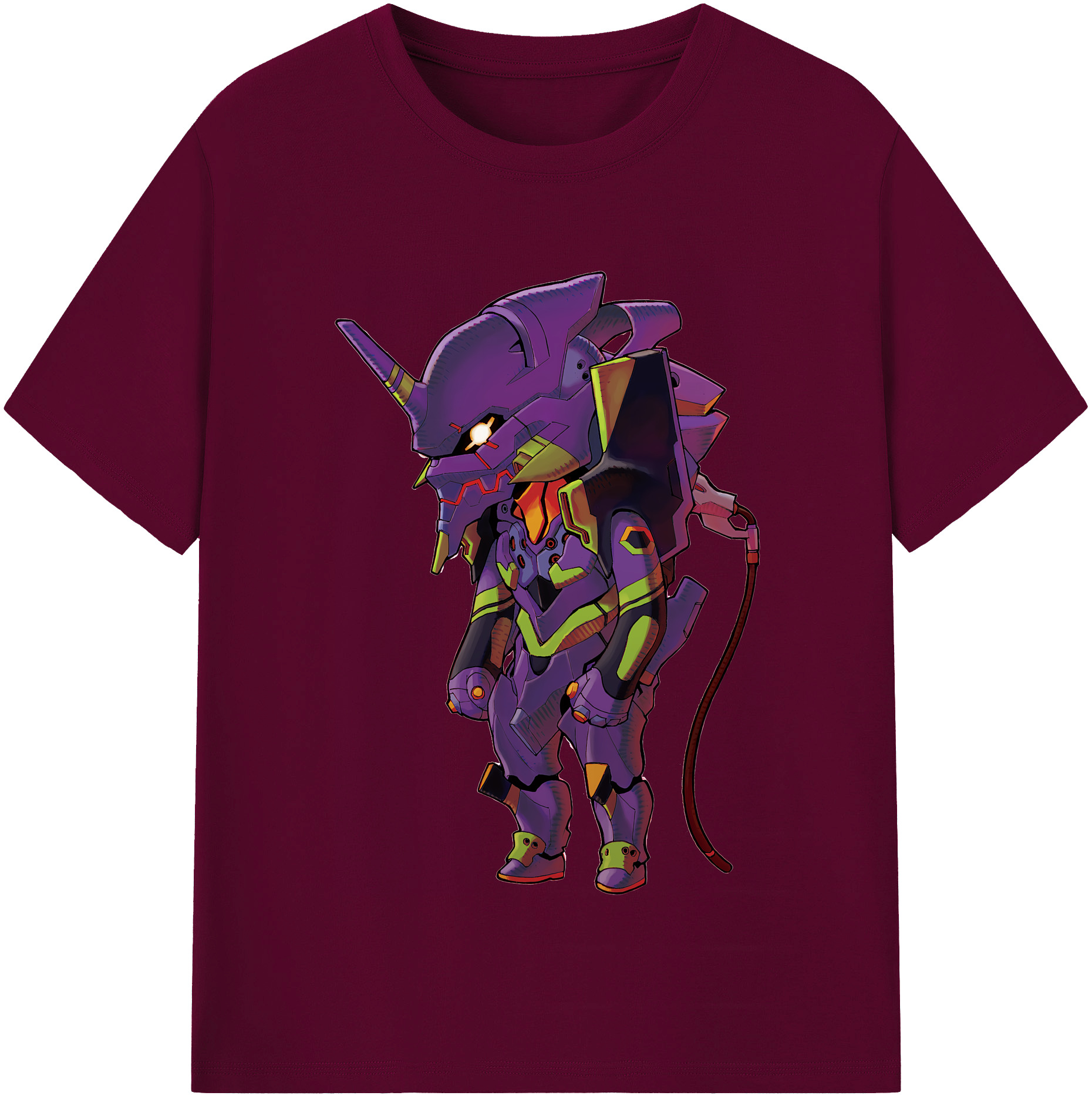 （画像用） EVA 新世紀エヴァンゲリオン レディースカジュアルプリントTシャツ（綿100％）
